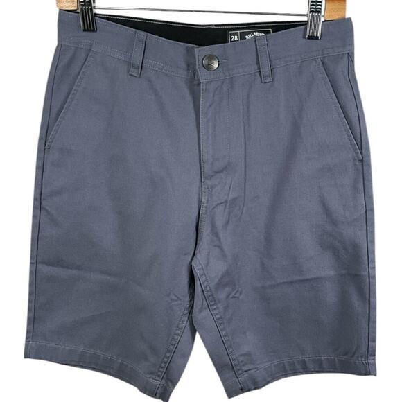 Billabong Men's Shorts Size 28 Light Blue Classic Chino Preppy New With Tag - Picture 1 of 6